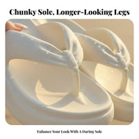 Thick Sole Flip Flops, Women's Summer Foam Sandals, Slip-On, Anti-Slip, Stylish