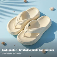Thick Sole Flip Flops, Women's Summer Foam Sandals, Slip-On, Anti-Slip, Stylish