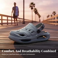 Arch Support Clogs for Men, Summer Non-Slip, Breathable, Anti-Odor, Stylish
