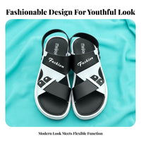 Men's Breathable Sandals, Summer Outdoor Anti-Slip, Dual-Use Driving & Beach Shoes, Youth Fashionable Design