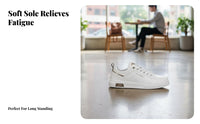 Men's Slip-On Shoes, Winter Relaxed Board Style, Lightweight Soft Sole, Work Kitchen Footwear