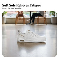Men's Slip-On Shoes, Winter Relaxed Board Style, Lightweight Soft Sole, Work Kitchen Footwear