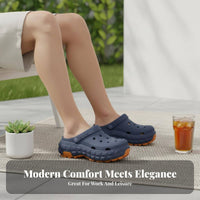 Men's Summer Thick Sole Clogs, Outdoor, Non-Slip, Odor Resistant, Wear-Resistant, Trendy Sandals