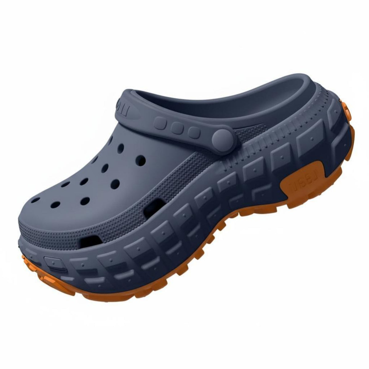 Men's Summer Thick Sole Clogs, Outdoor, Non-Slip, Odor Resistant, Wear-Resistant, Trendy Sandals