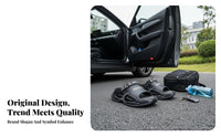 Men's Beach Sandals, Summer Non-Slip Thick Sole, Breathable Relaxed Sport Footwear, Outdoor Driving