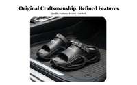 Men's Beach Sandals, Summer Non-Slip Thick Sole, Breathable Relaxed Sport Footwear, Outdoor Driving
