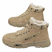 Men's Winter Boots, Fleece Lined, Warm, PU Upper, Rubber Sole, Lace-Up, Youth, Cold Weather