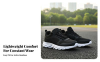 Men's Mesh Running Shoes, Lightweight, Non-Slip, Breathable, Casual, Fall/Winter