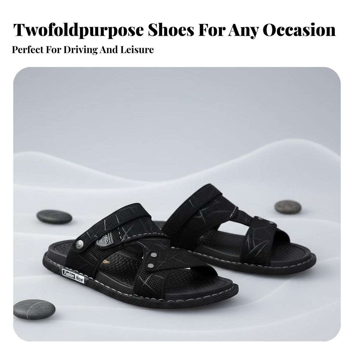 Men's Summer Sandals, Soft Sole Slip-Resistant, Outdoor Beach Driving