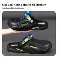 Thick Sole Clogs, Anti-Odor, Men's Summer Slides, Breathable Sandals