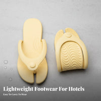 Portable Travel House Shoes, Foldable, Non-Slip, Bathroom, Unisex, Random Color