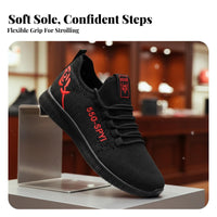 Women's Soft Sole Mesh Sneakers, Anti-Slip, Breathable, Comfortable Walking Shoes, Slip-On