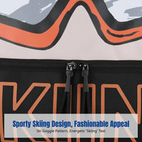Large Capacity Crossbody Bag, Multifunctional Sports Storage, Men's Gym Duffel, Ski Equipment Handbag, Cartoon Design, Oxford