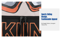 Large Capacity Crossbody Bag, Multifunctional Sports Storage, Men's Gym Duffel, Ski Equipment Handbag, Cartoon Design, Oxford