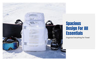 Urban Chic Backpack, Large Capacity, Outdoor Sports Travel Bag, Waterproof Board Snowboard Bag, Unisex