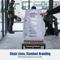 Urban Chic Backpack, Large Capacity, Outdoor Sports Travel Bag, Waterproof Board Snowboard Bag, Unisex