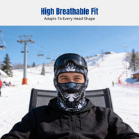 Balaclava Face Cover, Outdoor Sports, UPF50+ Sun Protection, Breathable, Sweat-Absorbing Helmet Liner for Cycling, Skiing