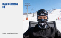 Balaclava Face Cover, Outdoor Sports, UPF50+ Sun Protection, Breathable, Sweat-Absorbing Helmet Liner for Cycling, Skiing