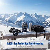Balaclava Face Cover, Outdoor Sports, UPF50+ Sun Protection, Breathable, Sweat-Absorbing Helmet Liner for Cycling, Skiing