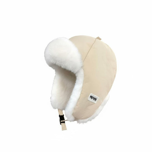 Thick Ushanka Hat, Fleece Lined Trapper, Windproof Ear Protection, Warm Winter Cap for Women