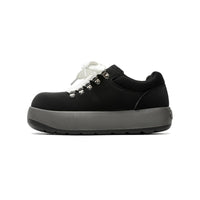 Youth Thick Sole Sneakers, Qdesign Wide Toe, Height Boost 8cm, Casual Men's Shoes, Unique Style