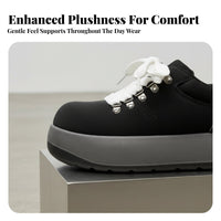 Youth Thick Sole Sneakers, Qdesign Wide Toe, Height Boost 8cm, Casual Men's Shoes, Unique Style