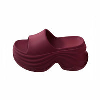 Elevated Slide Sandals for Women, Height Boost, Summer High Heel, Outdoor Beach