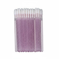Crystal Handle Lip Brush, Portable Makeup, Multi-Color, for Lipstick, Eyelash, Mousse, Wholesale