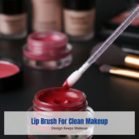 Crystal Handle Lip Brush, Portable Makeup, Multi-Color, for Lipstick, Eyelash, Mousse, Wholesale