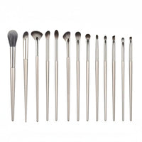 Champagne Gold Makeup Brush Set, Soft Bristle Eye Brush Kit, Eyeshadow, Nose Contour, Blending, Concealer, Beginner-Friendly,