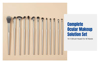 Champagne Gold Makeup Brush Set, Soft Bristle Eye Brush Kit, Eyeshadow, Nose Contour, Blending, Concealer, Beginner-Friendly,