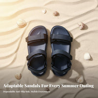 Men's Summer Outdoor Sandals, Slip-Resistant Sports Slides