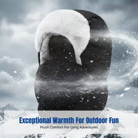 Winter Ushanka Hat, Warm Windproof, Ear Protection, Unisex, Detachable Goggles, Skiing & Cycling