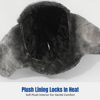 Len Feng Hat for Men, Thick Warm Hat, Windproof Earflap, Detachable Face Cover, Cold Weather Activities