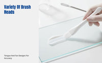 Double Ended Facial Treatment, Long Handle Skincare Brush for Mud Application, Reusable Soft for General Use Routine