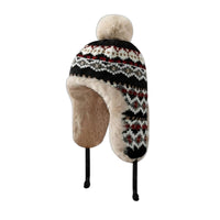 Japanese style faux plush Ushanka, thick fleece-lined winter earflap hat, warm outdoor cycling and ski cap for men and women