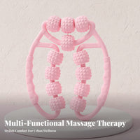 12-Wheel Leg Textured Therapy Tool, Deep Muscle Relaxation Fitness Aid