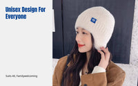Knit Hat, Plush Warm Earflap, Unisex Winter Outdoor Cycling Ski Cap