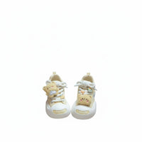 Butter Teddy Board Shoes, Plush Cartoon Decor, Thick Sole, Round Toe, Plush Comfort Everyday Style