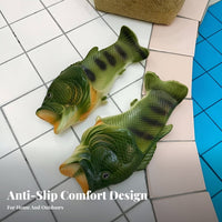 Fish Slide Sandals, Creative Clownfish Design, Non-Slip Foam Sole, Summer Home & Outdoor, Couple Stylish Slides, Random Color