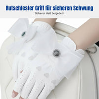 Women's Fingerless Sport Glove, Breathable, Non-Slip, Sturdy, Elegant Knot Design
