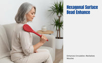 Weighted Silicone Patting Massager, Extra Thick, Long Handle, Elderly Acupoint Health Care, Random Design