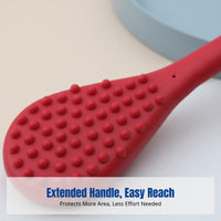 Weighted Silicone Patting Massager, Extra Thick, Long Handle, Elderly Acupoint Health Care, Random Design