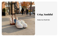 Ugly-cute elfoamted athletic shoes, Thick sole, Soft foam upper, Korean trend, Everyday shoes for women, Autumn