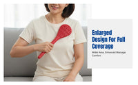 Weighted Silicone Massage Patting Board, Thickened Vital Line, Extended Handle Beads, Acupoint Stick for Elderly