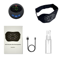 EMS Abdominal Belt, Rechargeable, No Gel Needed, Unisex Fitness