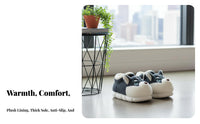Men's Winter Plush House Shoes, Cartoon Creature, Indoor Warm Thick Sole, Cute Home Slippers
