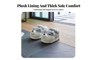 Men's Winter Plush House Shoes, Cartoon Creature, Indoor Warm Thick Sole, Cute Home Slippers