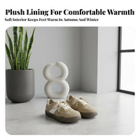 Retro German sneakers, faux lined, cross lace-up, warm autumn winter shoes for women, unique round toe