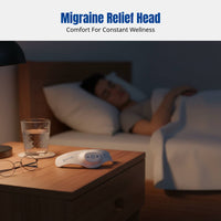 Microcurrent Wave Head Support Device, USB Rechargeable, Home Use, Migraine Management